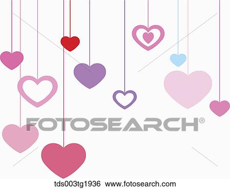 Stock Photograph - valentine heart shaped illustration. Fotosearch
