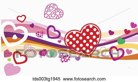 Stock Photography - valentine heart shaped illustration. Fotosearch