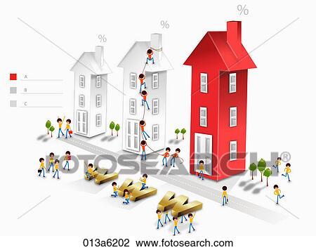 Stock Image - various types of diagram. Fotosearch