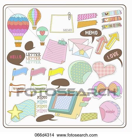 various types of sticker illustration View Large Photo Image Picture - various types of sticker illustration. Fotosearch