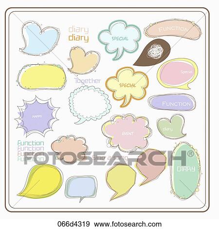 Stock Photo - various types of sticker illustration. Fotosearch