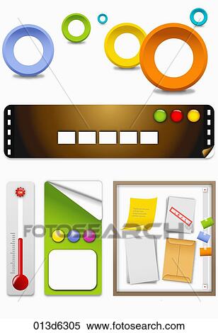 various types of widget icons View Large Photo Image Stock Photography - various types of widget icons. Fotosearch