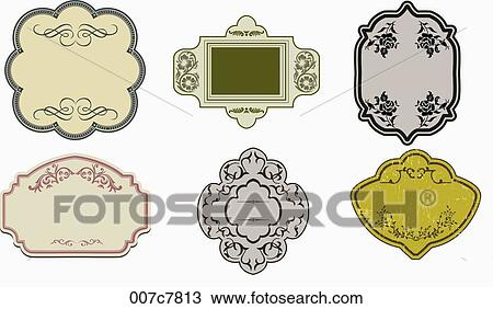 vintage style frame collection View Large Photo Image Stock Image - vintage style frame collection. Fotosearch