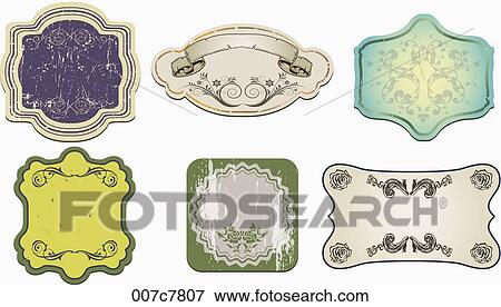 vintage style frame collection View Large Photo Image Stock Photo - vintage style frame collection. Fotosearch