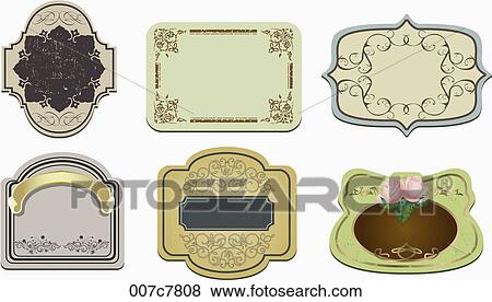 Stock Photo - vintage style frame collection. Fotosearch