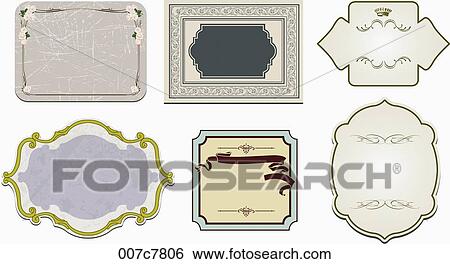 vintage style frame collection View Large Photo Image Stock Photograph - vintage style frame collection. Fotosearch
