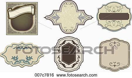 vintage style frame collection View Large Photo Image Stock Photograph - vintage style frame collection. Fotosearch