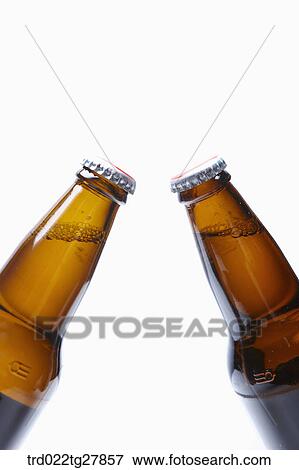 bottled beer cheers View Large Photo Image Stock Photo - bottled beer cheers. Fotosearch