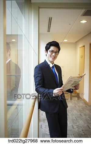 Stock Photo - confident working business people. Fotosearch
