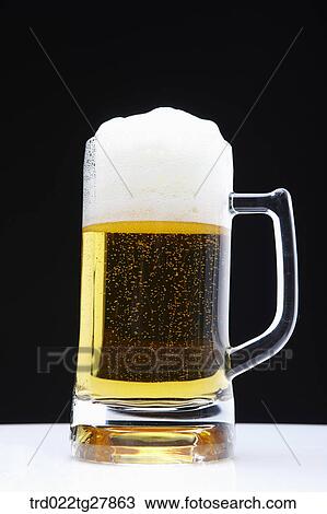 draft beer with foams View Large Photo Image Stock Image - draft beer with foams. Fotosearch