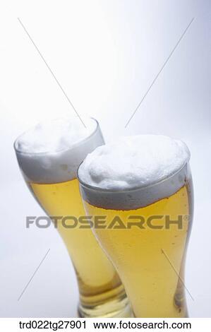 Stock Image - draft beers. Fotosearch