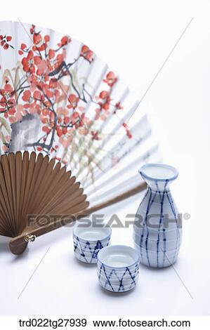 Stock Photo - japanese traditional alcohol sake. Fotosearch