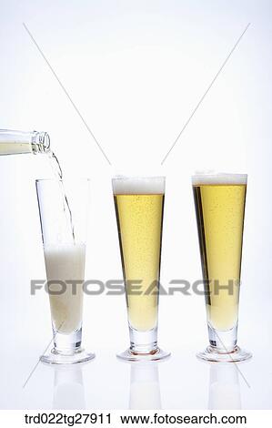 pour draft beer into glass View Large Photo Image Stock Image - pour draft beer into glass. Fotosearch