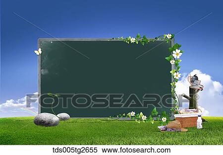 background frame in spring color View Large Illustration Stock Illustration - background frame in spring color. Fotosearch