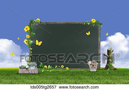background frame in spring color View Large Illustration Stock Illustration - background frame in spring color. Fotosearch