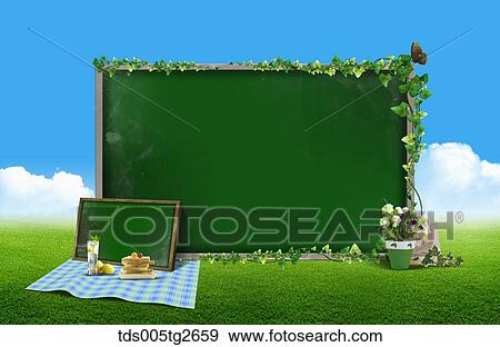 Stock Illustration - background frame in spring color. Fotosearch