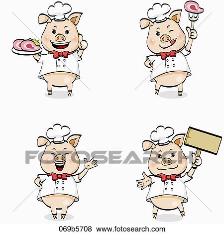characterization of cook View Large Illustration Stock Illustration - characterization of cook. Fotosearch