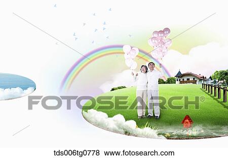 cordial family enjoying their time View Large Illustration Stock Illustration - cordial family enjoying their time. Fotosearch