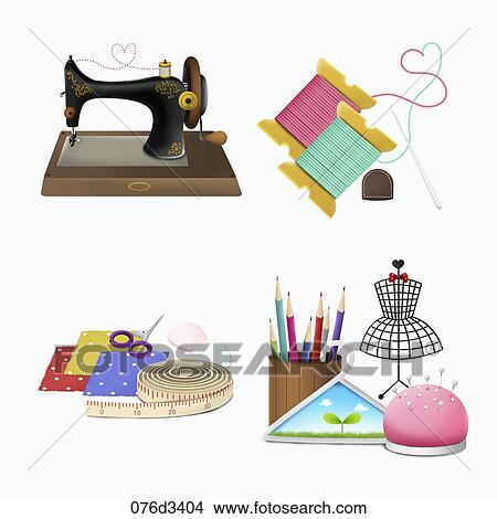costume making tools View Large Illustration Stock Illustration - costume making tools. Fotosearch