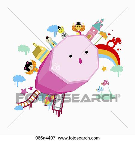 Stock Illustration - creative characters illustration. Fotosearch