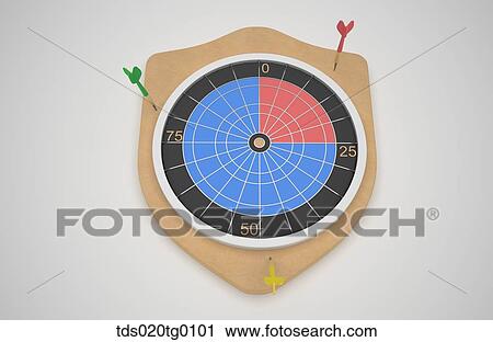 dart game View Large Illustration Clip Art - dart game. Fotosearch