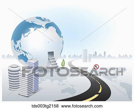 global business View Large Illustration Stock Illustration - global business. Fotosearch