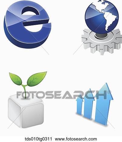 global internet business View Large Illustration Clip Art - global internet business. Fotosearch