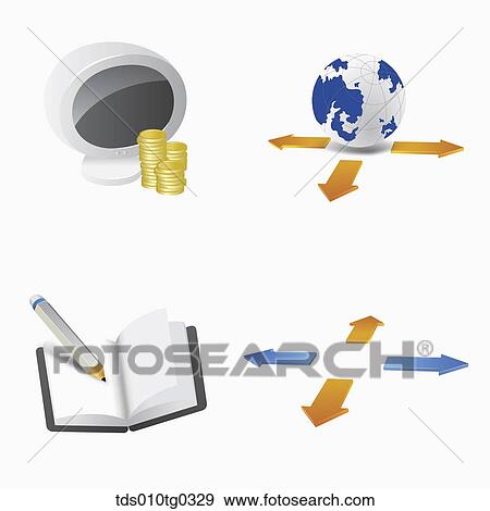 global internet business View Large Illustration Stock Illustration - global internet business. Fotosearch