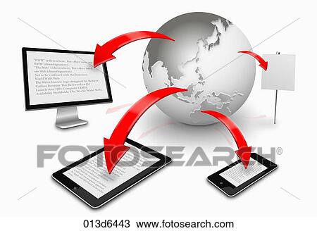 global network View Large Illustration Drawing - global network. Fotosearch