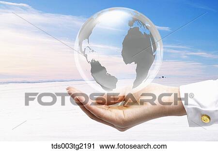 Clip Art - human and earth. Fotosearch