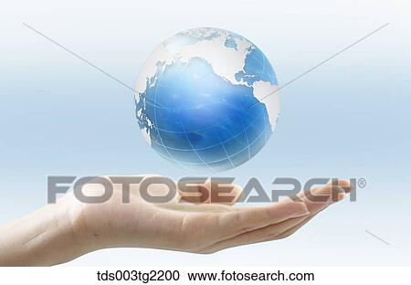 Clipart - human and earth. Fotosearch