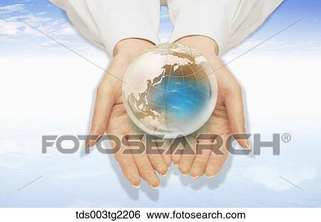 Stock Illustration - human and earth. Fotosearch