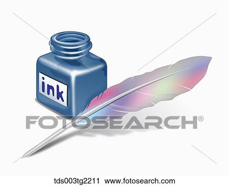 Clip Art - illustration of vintage item ink. Fotosearch