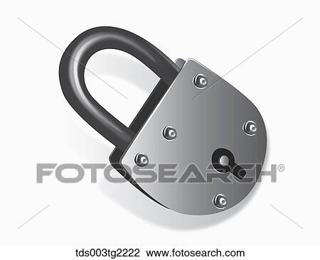 illustration of vintage item lock View Large Illustration Drawing - illustration of vintage item lock. Fotosearch