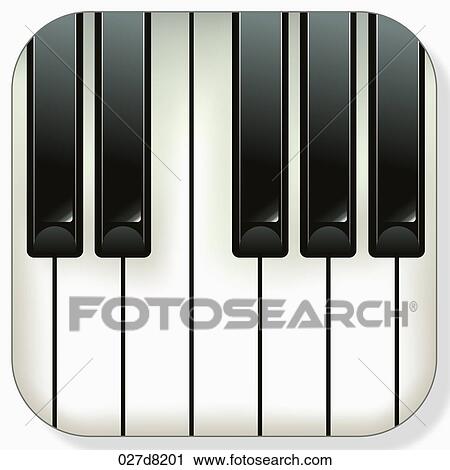 music application icons View Large Illustration Clip Art - music application icons. Fotosearch