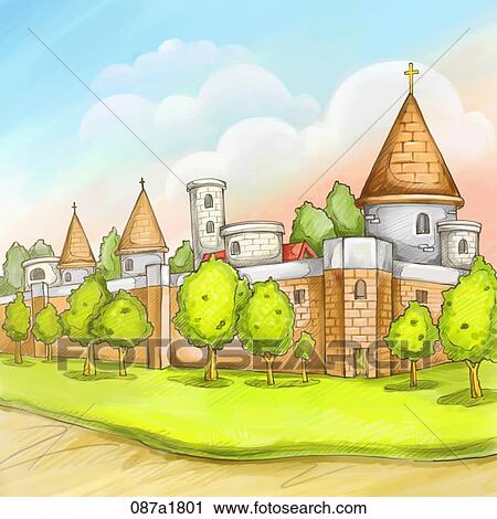 travel landmarks in Austria View Large Illustration Clip Art - travel landmarks in Austria. Fotosearch