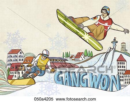 traveling landmarks in Korea View Large Illustration Stock Illustration - traveling landmarks in Korea. Fotosearch