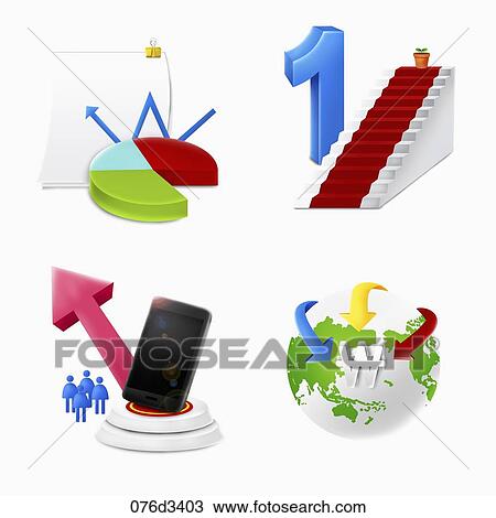 Drawing - various diagram. Fotosearch