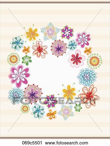 Clip Art - various types of card frames. Fotosearch