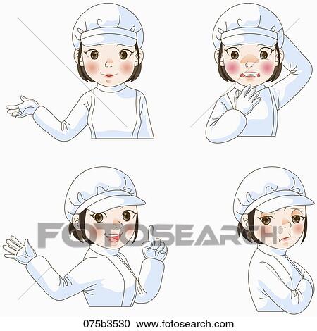 various types of expressions fo nutritionist View Large Illustration Clipart - various types of expressions fo nutritionist. Fotosearch