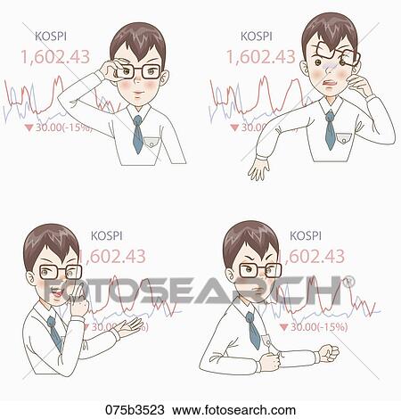 various types of expressions of analyst View Large Illustration Drawing - various types of expressions of analyst. Fotosearch