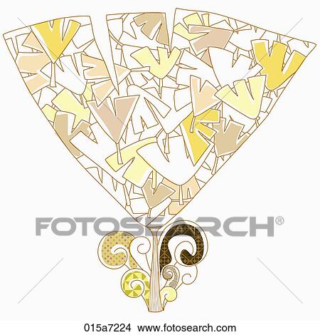 various types of illustrated line art works View Large Illustration Stock Illustration - various types of illustrated line art works . Fotosearch