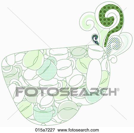 various types of illustrated line art works View Large Illustration Stock Illustration - various types of illustrated line art works . Fotosearch
