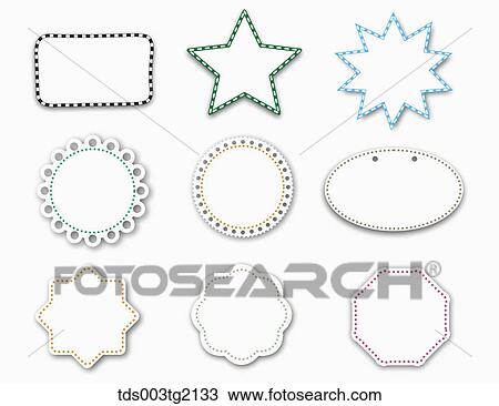 Drawing - various types of speech bubbles. Fotosearch