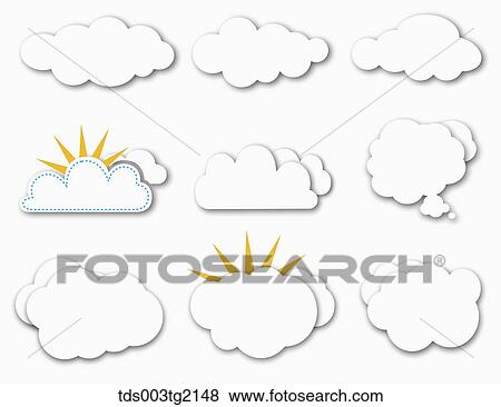 Stock Illustration - various types of speech bubbles. Fotosearch