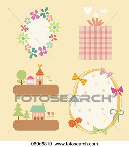 various types of sticker icons View Large Illustration Clipart - various types of sticker icons. Fotosearch