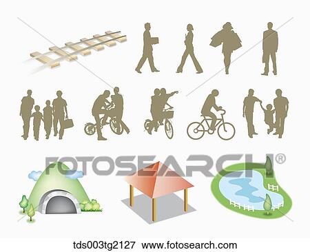 various types of transportaion icons View Large Illustration Stock Illustration - various types of transportaion icons. Fotosearch