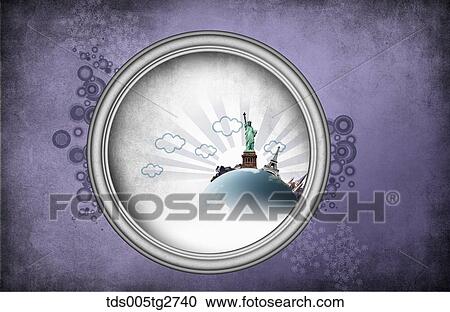 various worldwide travel landmarks View Large Illustration Clipart - various worldwide travel landmarks . Fotosearch