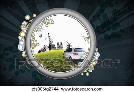 various worldwide travel landmarks View Large Illustration Stock Illustration - various worldwide travel landmarks . Fotosearch