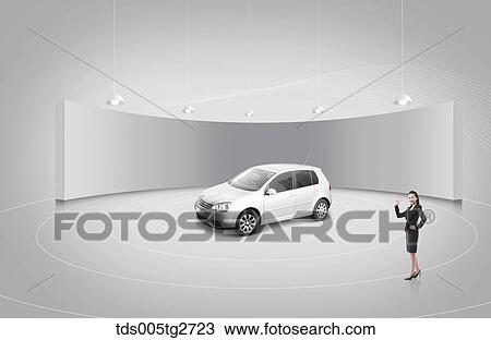 Drawing - vehicle on view. Fotosearch